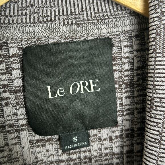 LE ORE Rimini Cardigan Sweater Chocolate Mink Marl Purple Sz S {3Q23} - Picture 6 of 7